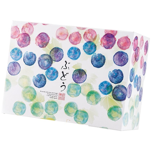 【ケース販売】ぶどう箱　Ｌ&minus;２３６８　彩りぶどう２房（1ケース/50セット入）4960457012031｜PACKGARAGE