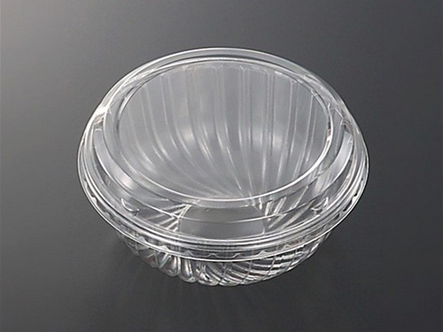 中央化学 日本製 使い捨て容器 クリアボウル 中 600枚入 サイズ:約15×15×5.8cm