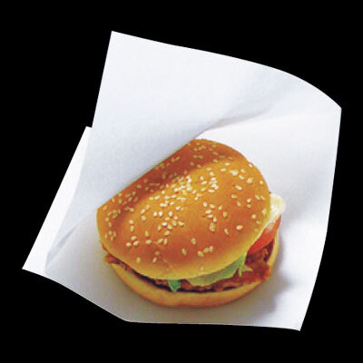 【入れもの売りわたす】ハンバーガー袋 １５０（1入れもの/5000枚入）標準尺度：１５０Ｘ１５０粍口ズラシ５