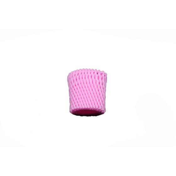 【2000個】フルーツキャップ 9cm ダブル（ピンク） 果物 Wネット ワイン シャンパン ボトル クッション材 緩衝材 （個人宅配送 不可）　2000個入