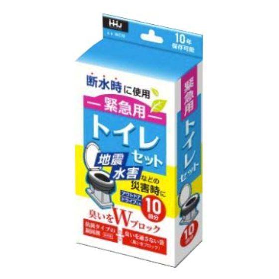 【10回分×10個】室内用便器10 まさかの時用 室内用便器仕掛ける（汚れ袋・凝り固まる剤・悪臭いを通さない袋） アウトドア 運転 不仕合わせ時 10年保護すること能力のある 10回分×10個入