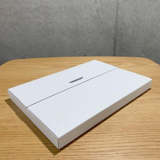 【1500枚】G段・白 A4サイズ 厚さ3cm ゆうパケット クリックポスト対応（230&times;330&times;29mm） Gフルート ダンボール 箱 梱包 60サイズ 宅配用 ボックス 1500枚入｜パッケージ・マルシェ