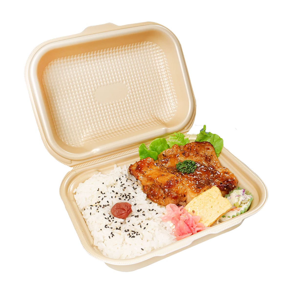 【180枚】DLVボーノ22-16MFP ベージュ エフピコ 使い捨て 容器 業務用 お惣菜 PSP ごはん ランチ 弁当容器 180枚入｜パッケージ・マルシェ