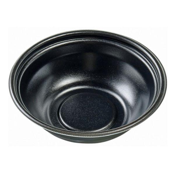 【600枚】MFP熱っぽい麺19(61)鉢 黒W エフピコ どんぶり 素麺（本体のみ） 600枚入 キッチン用品・食器・調理器具-使い捨て弁当箱