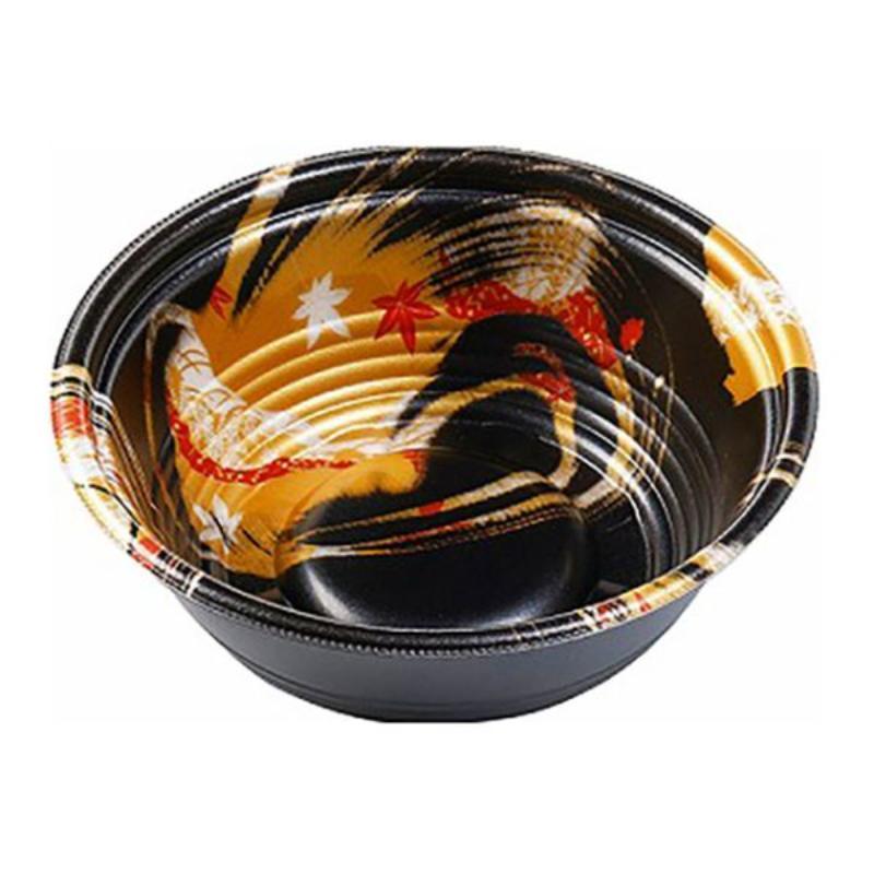 【750枚】MFPホット麺17 (57) R 風金黒 エフピコ どんぶり 素麺（本体のみ） 750枚入｜パッケージ・マルシェ