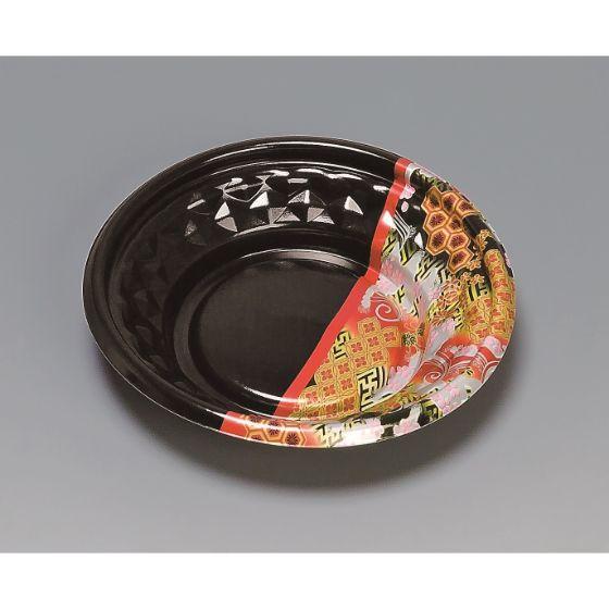 【300枚】福丸丼 200H ひとえ赤 福助工業 使い捨て 弁当 丼 PP発泡 どんぶり容器 本体のみ　300枚入（1ケース 送料無料）