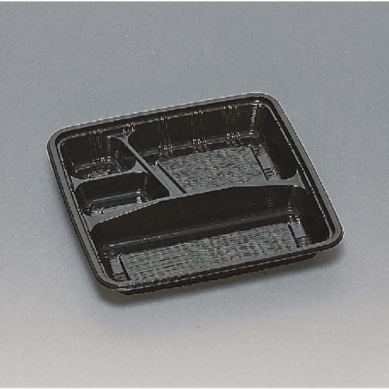 【600枚セット】LC-621 黒（かぶせフタ付） 福助工業 使い捨て 業務用 仕出し容器 弁当容器 （地域限定 送料無料）　600枚セット｜パッケージ・マルシェ