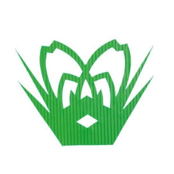 【楽天市場】【1個】500枚・DX松型バラン グリーン色 バラン 旭創業 使い捨て お弁当 造花 食品用 500枚入 (00549