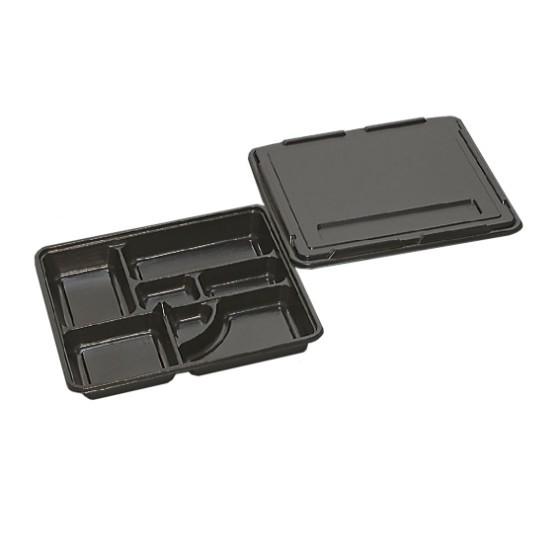 【200枚セット】KP-160 阿波 共フタ付 (かぶせフタ付) 福助工業 使い捨て 業務用 弁当容器 仕出し容器 (地域限定 送料無料) 200枚セット