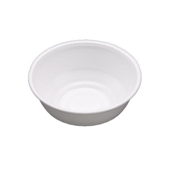 【800枚】 RP丼 中 白 本体(約 850ml) リスパック 使い捨て PSP 発泡 丼 どんぶり容器 (個人宅配送 不可) 800枚入(1ケース 送料無料)|パッケージ・マルシェ