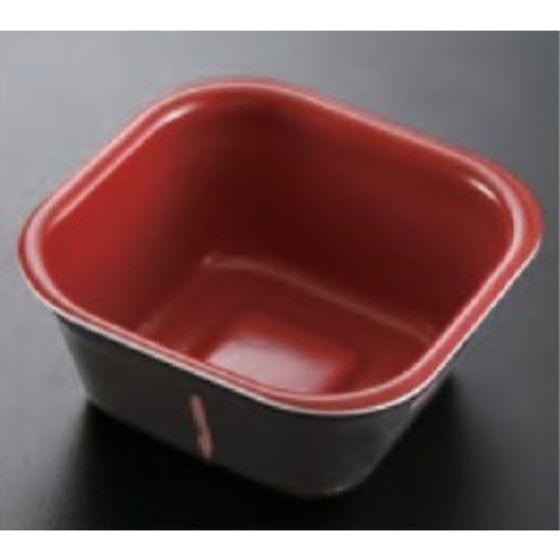 【1000枚】KP角丼中 本体 ネゴロ内赤 使い捨て 弁当 丼 レンジ対応 どんぶり容器 （本体のみ） 1000枚入 送料無料｜パッケージ・マルシェ