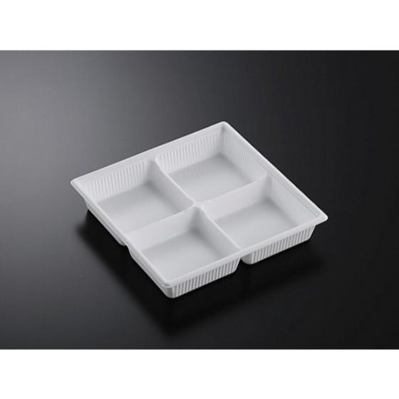 【300枚】SDキャセロ 20-20 4S W 身 中央化学 使い捨て 弁当 おかず 中華 洋食 惣菜容器　（本体のみ）300枚入