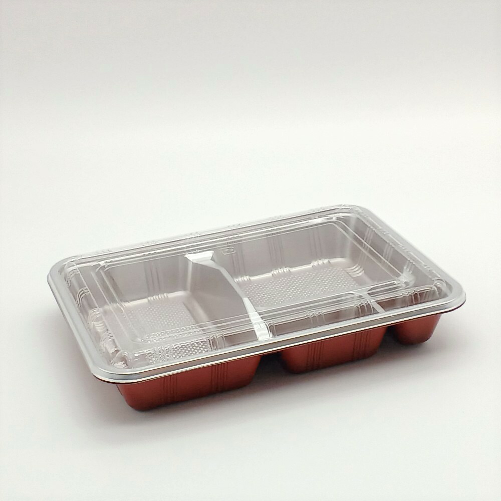 【ケース：800枚】使い捨てお弁当容器Z-51 DXセット230×170×35mm