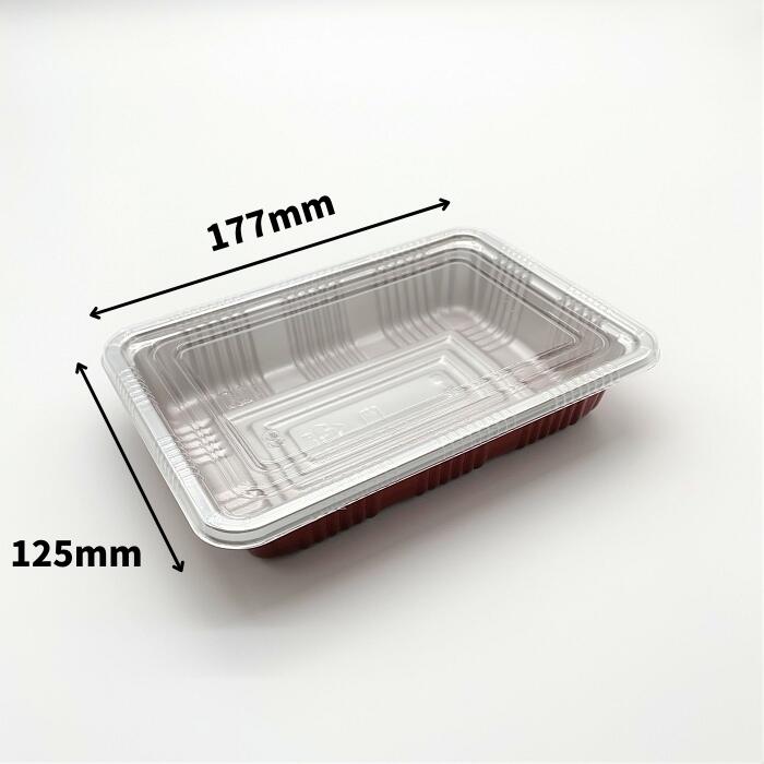 【入れもの：1800枚】使い捨てお弁当入れものZ-6 DX 本体177×125×34粍シーピー化成 お赤飯 おはぎ お弁当 おすそ分け おテイクアウト 持ち帰り 配達 宅配 使い捨て食器-使い捨て弁当箱-キッチン用品・食器・調理器具