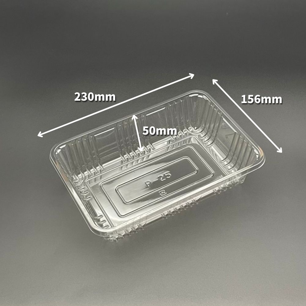 【 お得な2入れもの仕掛ける：2000枚】フルーツ入れもの P25 100枚入  230×156×50粍 澄み切った
