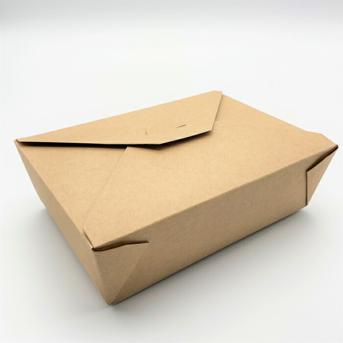 【容れもの：200枚入】未晒紙ボックス席 KM-34 - 216×160×65粍 夕ご飯ボックス席 使い捨て入れもの 紙入れもの エコ入れもの 持ち帰り テイクアウト 送達 宅配 サンドイッチ お弁当 パン屋 勝手もと鉄道車両 今めかしい