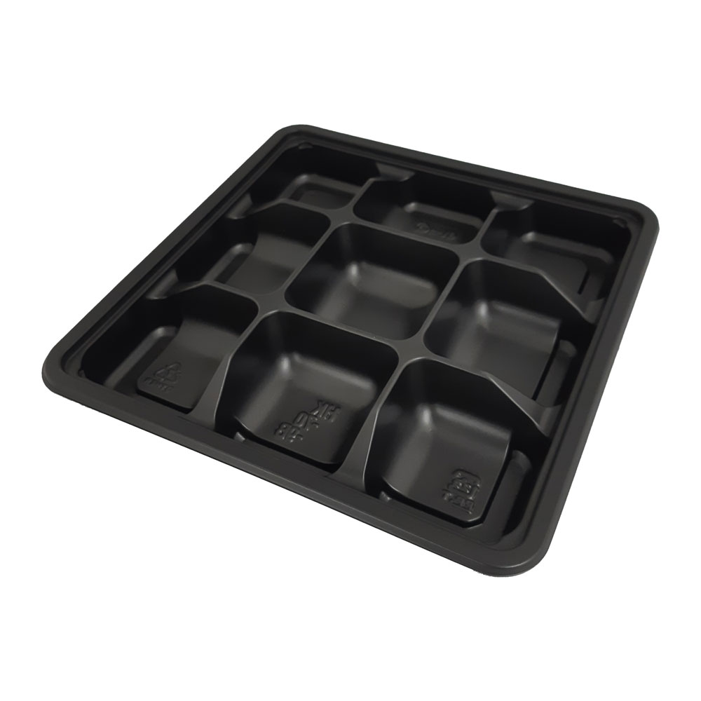 弁当 仕出し 使い捨て弁当容器 ハイクッカー HK 70-9 B 黒 1ケース 800枚 耐熱 電子レンジ対応 お持ち帰り テイクアウト 18,061円