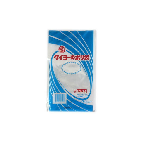 タイヨーポリ袋No.10 8,000枚入り段ボール１箱分 中川製袋化工 タイヨーのポリ袋 02 NO10 1ケース(8000枚) 62