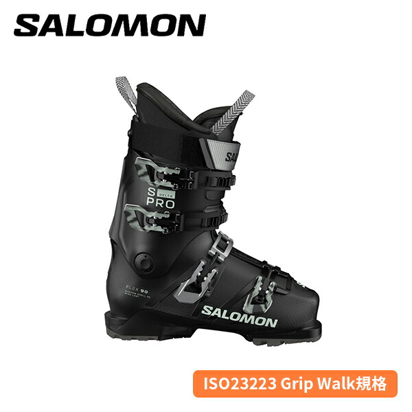 サロモン SALOMON S/PRO DELTA 90 W GW (Black/Black/Clearly Aqua) L47933300 [スキーブーツ] [25-26] [2026] [NEWモデル]