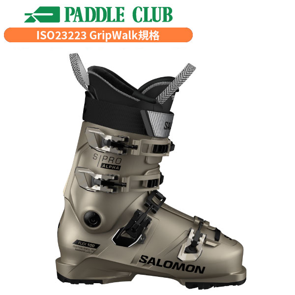 サロモン SALOMON S/PRO ALPHA 100 W GW オールマウンテン レディース L47639600 [スキーブーツ] [25-26] [2026] [NEWモデル]