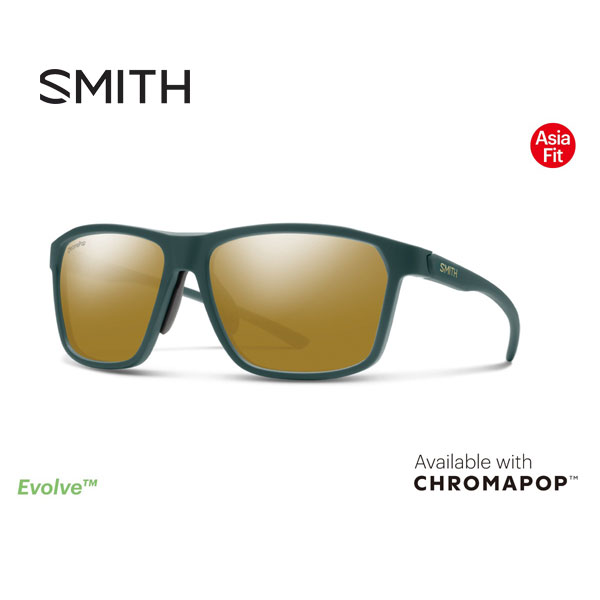 スミス SMITH サングラス Pinpoint Asia Fit (Matte Spruce) CP-Polar Bronze Mirror 偏光：205001206 [24ss] 21,681円