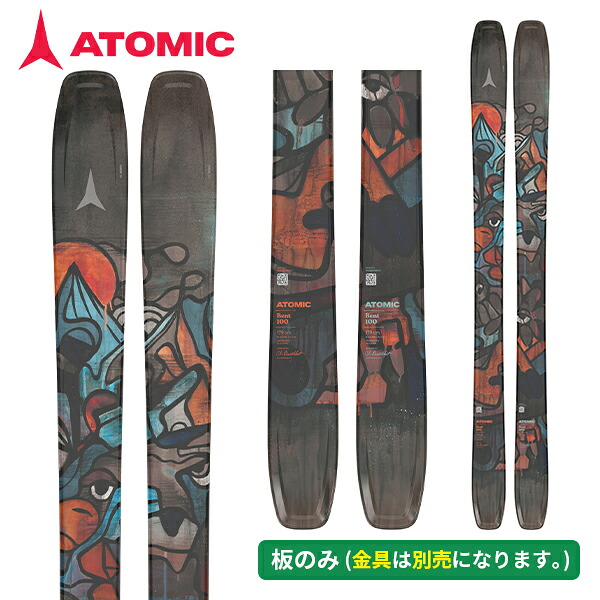 アトミック ATOMIC ベント 100 BENT 100 (板のみ) パウダー AA0030694 [スキー板] [25-26] [2026] [旧モデルスキー]｜パドルアウトドアクラブ