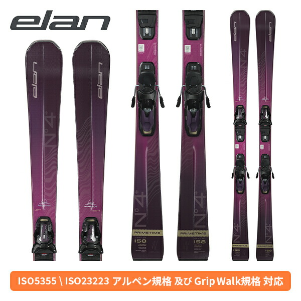 エラン ELAN プライムひと休み PRIMETIME N4W+付け加える + ELW 11.0 GW SHIFT (金具付) レディース ACCLWP25 [スキーの板板] [25-26] [2026] one color