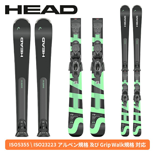 ヘッド HEAD シェイプv4 SHAPE V4 + PR 11 GW (金具付) 315275 [スキー板] [25-26] [2026] [NEWモデル]