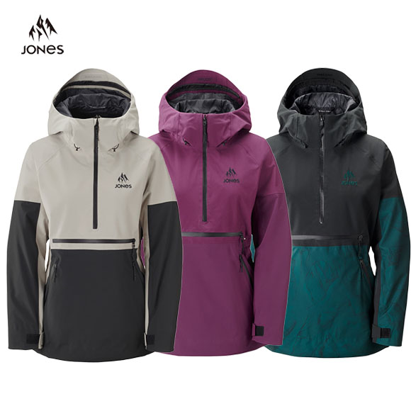 スキーウエア ジョーンズ JONES マウンテン サーフ リサイクルド アノラック MTN Surf Recycled Anorak [69124325] レディース｜パドルアウトドアクラブ