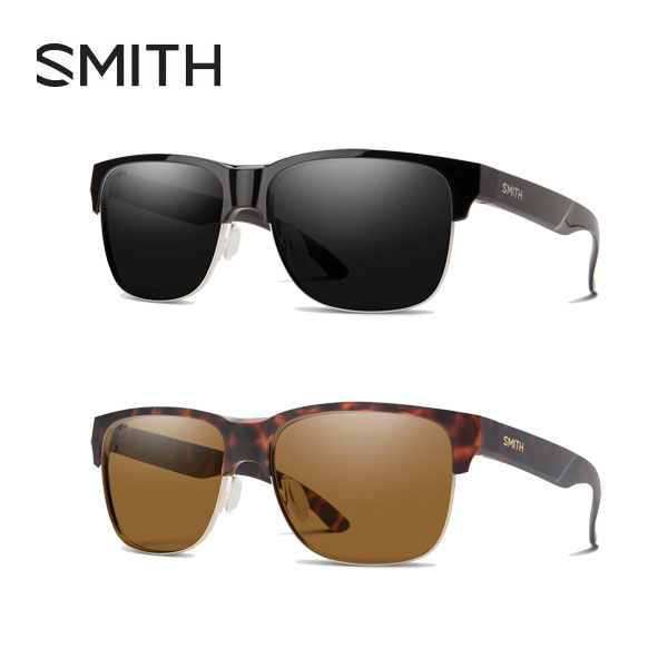 スミス SMITH 黒眼鏡 ローダウン 透き間 Lowdown Split クロマポップ 偏光水晶体 [旧真似形特価] Matte Tort-Matte Black