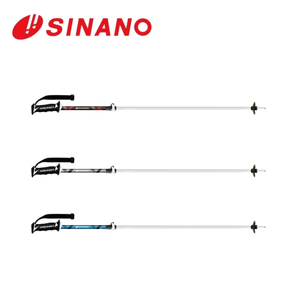 楽天市場】オガサカ サイズ調整式 ストック スキーポール レッド 95