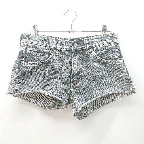 楽天市場】アレキサンダーワン デニムショートパンツ コットン ブルー