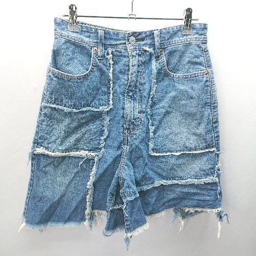 楽天市場】アレキサンダーワン デニムショートパンツ コットン ブルー