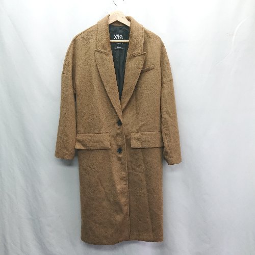 楽天市場】古着 ZARA ザラ チェスターコート S ベージュ レディース