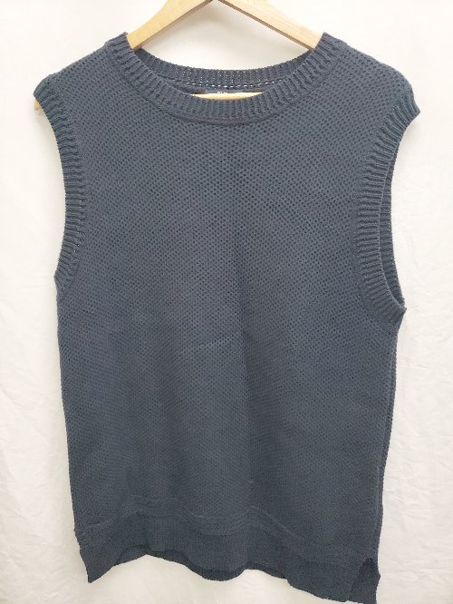 ARTS&SCIENCE ダブルブレスト　ベスト コットンリネン　サイズ3 ARTS&SCIENCE ダブルブレスト ベスト コットンリネン サイズ3