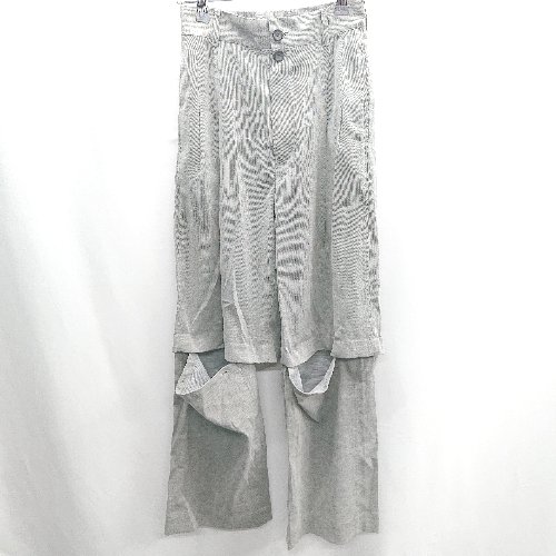 メゾンスペシャル　リネンワイドパンツ MAISON SPECIAL パンツ 「UNISEX」Sheer Linen Two-Tuck Wide