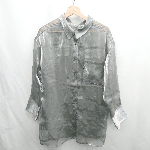 楽天市場】uryya ユライヤ Silk Long Blouse シルクロングシャツ