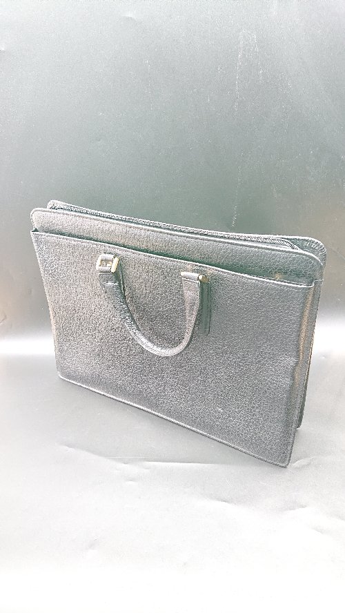 ■ Θ ノーブランド 日本製 トートバッグ ブラック メンズ E  【中古】