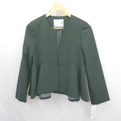 ◇ ⊇ PASSIONE パシオーネ 必要経費24200円 長袖 上衣 大きさ38 黒いこと系 レディース E  【中古】