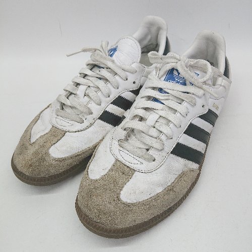 ◇ Θ adidas アディダス 心地好い系 スニーカーシューズ 大きさ27.5糎 白いこと系 メンズ E  【中古】