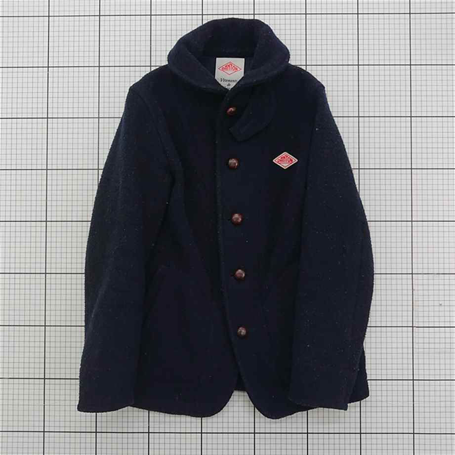DANTON ダントン ウールモッサジャケット 丸襟 JD-8237 WOM 1512020016309_1.jpg