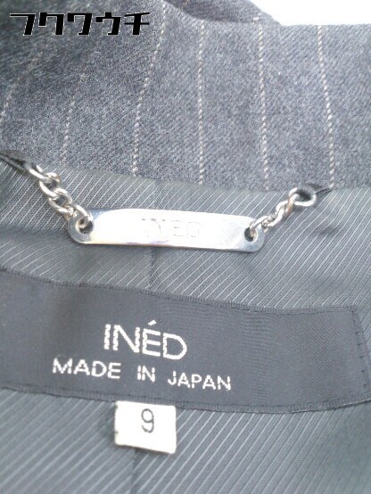◇ INED イネド パンツ シングル グレー 上下 サイズ9 スーツ ...