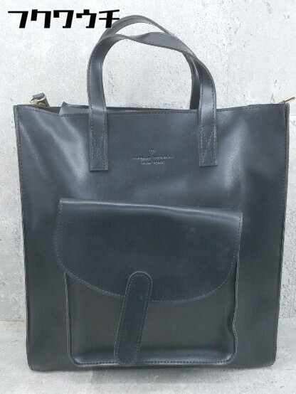 ■ THE BAG PREMIUM NEW YORK ザバッグ プレミアムニューヨーク 2way ハンド ショルダー バッグ ブラック レディース