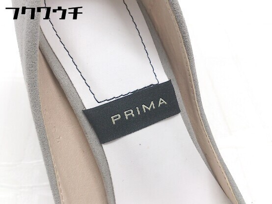 ◇Primaプリマポインテッドトゥヒールパンプスサイズ23cmグレーレディース【中古】