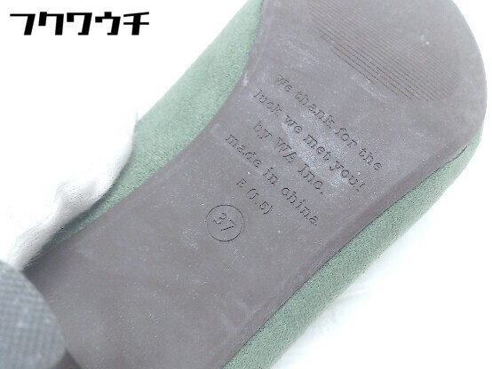 ◇WAORientalTRafficオリエンタルトラフィックヒールパンプスサイズ37グリーンレディース【中古】