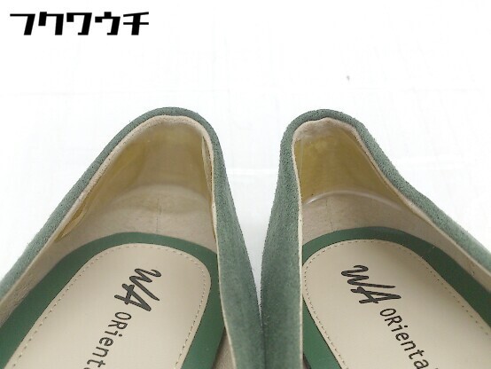 ◇WAORientalTRafficオリエンタルトラフィックヒールパンプスサイズ37グリーンレディース【中古】