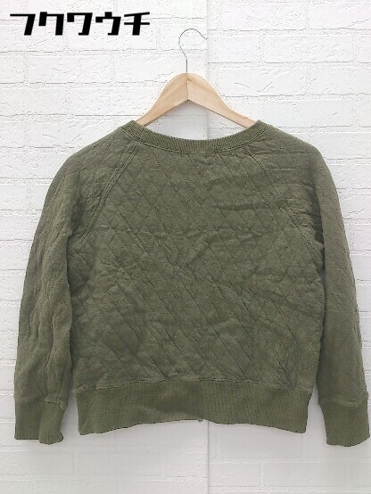 ◇ARTWORKBLUEアートワークブルー長袖トレーナーカーキレディース【中古】
