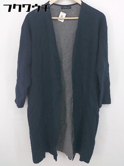 ◇ green label relaxing UNITED ARROWS 長袖 カーディガン ネイビー レディース