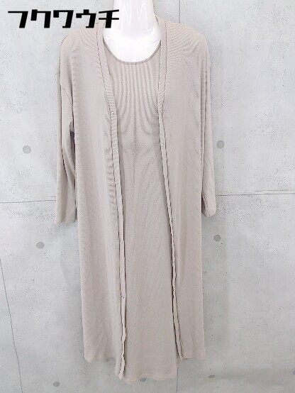 ◇ B:MING LIFE STORE by BEAMS ビームス スリット ワンピース ワンピース セットアップ サイズM ベージュ レディース