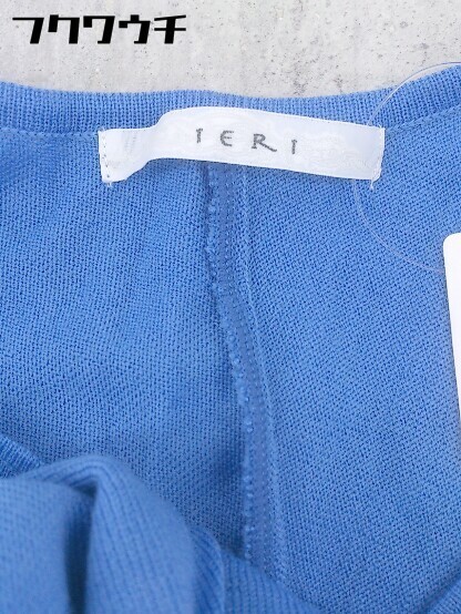 ◇IERIイエリウールニット長袖セーターネイビーレディース【中古】